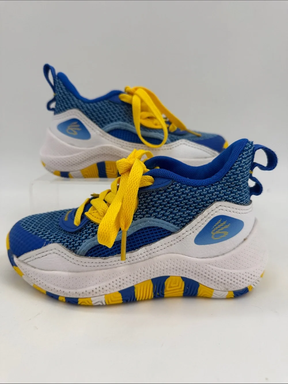 Under Armour Steph Curry 3Z 24 Pre-School Warriors Shoe Size 11K Team Royal Blue